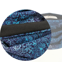 Lade das Bild in den Galerie-Viewer, Loop "Skye" dunkelblau rund Jersey Schlauchschal