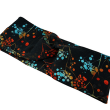 Lade das Bild in den Galerie-Viewer, Haarband "Nordwind" Jersey nachtblau Blumen