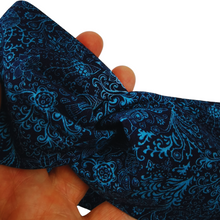 Lade das Bild in den Galerie-Viewer, Haarband "Skye" Jersey blau Natur Vögel