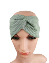 Lade das Bild in den Galerie-Viewer, Haarband mit Knoten Waffeljersey 4 Farben