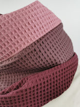 Lade das Bild in den Galerie-Viewer, Loop bordeaux altrosa mauve Waffelpique