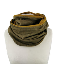 Lade das Bild in den Galerie-Viewer, Loop rund Jersey bronze Fischgrat edel