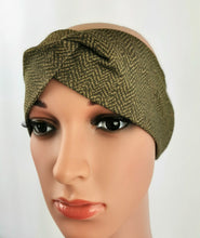 Lade das Bild in den Galerie-Viewer, Haarband bronze Fischgrat Knoten