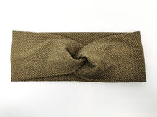 Lade das Bild in den Galerie-Viewer, Haarband bronze Fischgrat Knoten