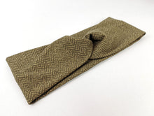 Lade das Bild in den Galerie-Viewer, Haarband bronze Fischgrat Knoten