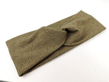 Lade das Bild in den Galerie-Viewer, Haarband bronze Fischgrat Knoten