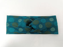 Lade das Bild in den Galerie-Viewer, Haarband petrol Mandala Knoten