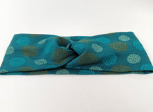 Lade das Bild in den Galerie-Viewer, Haarband petrol Mandala Knoten
