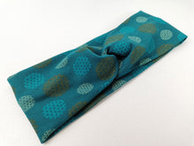 Lade das Bild in den Galerie-Viewer, Haarband petrol Mandala Knoten