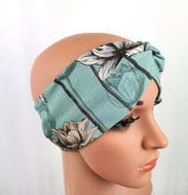 Lade das Bild in den Galerie-Viewer, Haarband mit Knoten Bambus Jersey mintgrün