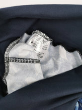 Lade das Bild in den Galerie-Viewer, Rock "Fjar" - Damenrock aus Jersey mit  Vögeln, blau knielang klappbarer Bund